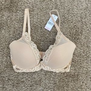 Natori Feathers Contour Bra 30D NWT